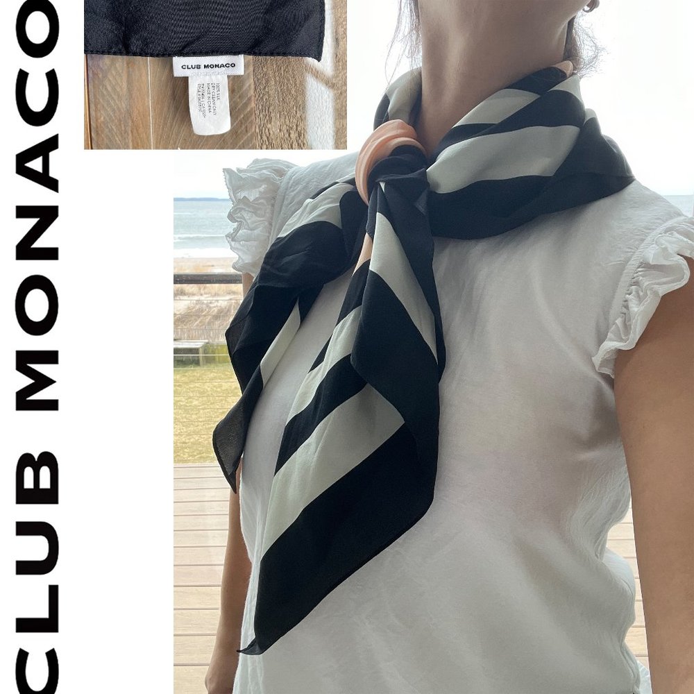 OBO. Club Monaco x  Laura Molyneux. Celine Silk Scarf